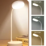 LED Desk Lamp 3 Levels Dimmable USB Rechargeable Battery Powered Portable Touch Table Light Eye Protection For Bedroom Bedside - Image 6