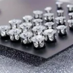 12 Pairs Set Stainless Steel Stud Earrings with Gemstone Buds Round Earrings Unisex Fashion Jewelry Gifts - Image 2
