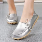 Shoes for Women Moccasins Flats  Woman Loafers Genuine Leather