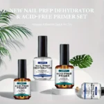 NOCIS 15Ml/Professional Nail Prep Set/Dehydrator & Acid-Free Primer for Acrylic & Gel Polish/Durable, Chip-Resistant Manicure