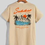 Summer Set Off Again Adventure California Mens T-Shirt Cotton