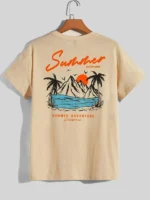 Summer Set Off Again Adventure California Mens T-Shirt Cotton
