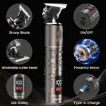SEJOY Electric Shaver for Men Rechargeable,3D Floating Cutter Head ,Portable Men Beard Hair Trimmer Clipper - Image 4