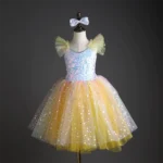 Summer Stage Girl Dress Tutu Ballerine Dance Kids Ballet Leotards Party Baby Dresses Outfit Ballet Girls Clothing Vestidos - Image 13