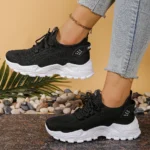 Women's casual sports shoes with breathable mesh and soft soles, versatile sports shoes - Image 4