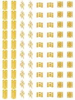40/80PCS Elegant Hollow Out Hair Rings  For Women Girls DIY Hair Accessories Loc Hair Jewelry for Braids - Image 10