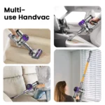 YISORA Cordless Vacuum Cleaner, 40Kpa 55Mins Running Time Wireless Vacuum Cleaner with Touchscreen for Pet Hair, Carpet - Image 3