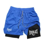 Men Running Shorts 2 in 1 Double-deck Sport Shorts Sportswear Gym Fitness Short Pants Training Jogging Bottom Men's Clothing - Image 8