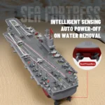 JJRC S19 RC Aircraft 2.4G Remote Control Battleship Boat RC Boat Auto Water Sensor Carrier Boat Toys Gift for Kids Boys - Image 2