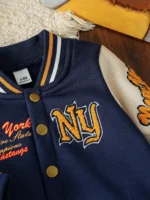 Baseball Fashion Jackets Baby Boys Embroidered Cardigan Autumn Spring Casual Outwears Trends Sweatshirt Coats For 1-3Y - Image 3