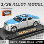 1:36 Rolls Royce Phantom sedan High Simulation Diecast Metal Alloy Model car Sound Light Pull Back Collection Kids Toy Gifts - Image 10