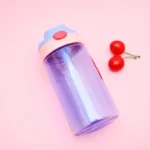 480ML Kids Water Cup Creative Safe Baby Feeding Cups with Straws Leakproof Water Bottles Outdoor Portable Children’s Cups