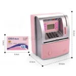 ATM Savings Box Household Portable Change Storage Container Men’s and Women’s Creative Password Box Gift