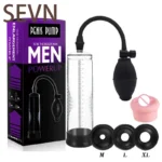 Effective Penis Pump Enlargement Vacuum Dick Extender Men Sex Toy.