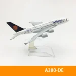 6Inch 15CM A380 A350 A330 A320 Concorde Diecast Airplane Model For Gift Collection