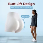 Women Silicone Butt Enhancer Pants Crotchless Open Crotch Push Up Fake Butt Shaping Underwear Hip Pads Lifting Thickening Panty