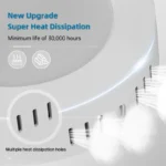 CHUANGYANG Ultra-Thin Led Ceiling Lamp Pancel Light 10W 15W 20W 30W Round Square Led Ceiling Light For Bedroom Corridor 110-220V - Image 5