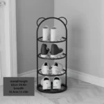Multi Layer Shoe Rack Storage Rack, Sturdy and Durable Small Space Shoe Tower, Independent, Adjustable, Easy To Install - Image 7