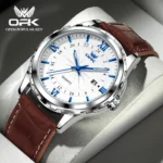 OPK Brand Steel Belt Dual Calendar Men's Quartz Watch 6003 - Image 7