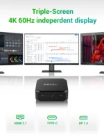Firebat A6 Mini PC AMD R7 7735HS 8-core 16-thread Computer 16GB LPDDR5 RAM 512GB SSD WiFi 6 BT5.2 Mini PC 4K Desktop Computer - Image 5