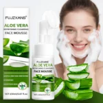 150ml Aloe Vera Cleanser Face Mousse Wash Refreshing Hydrating And Water-locking Deep Cleansing For Facial Skin Beauty Skincare