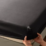 High Quality Fitted Sheet – Microfiber Soft Touch, Deep Pocket 25cm, Wrinkle Free Anti-Slip, Solid Color Twin/Full/Queen/King