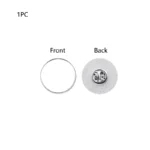 Customized metal cufflinks, badge buttons, various shapes, personalized, gift set accessories for men and women - Image 12