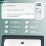 12,000 BTU Portable Air Conditioners with Remote Control for Cooling 550 Sq. Ft - Image 3