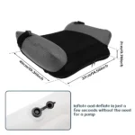 Inflatable Booster Car Seat PVC Travel Inflatable Seat Cushion Comfortable Portable Narrow Backless Booster Car Seat for Kids - Image 7