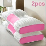 2pcs Massage Neck Pillows Adjustable Ergonomic Orthopedic Contour Support, High-Quality Pillow Core, All-Season Sleeping Comfort - Image 10