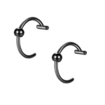 2PCS Trendy 10mm Stainless Steel Punk Clip on Fake Piercing Nose Wrap Lip Rings Unisex Nose Ring Women Men Tusk Body Jewelry - Image 21