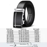 Men Belts Automatic Buckle Belt Genune Leather High Quality Belts For Men Leather Strap Casual  Buises  for Jeans - Image 7