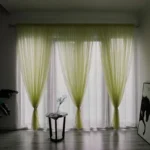 100x200cm 1PC Solid Color Sheer Curtain For Living Room Window String Curtains Bedroom Drape Panel Tulle Treatments