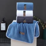 6pcs Thickened Microfiber Towel Set, 40x80cm/15.7"x31.5" Towel, Absorbent Quick-Drying Suitable for Family Fitness and Travel - Image 6