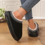 Indoor plush cotton slippers soft and comfortable winter shoes women's fashion home shoes women's winter slippers non-slip - Image 6