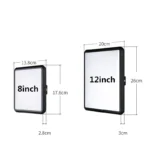 8/12 Inch LED Photography Video Panel Light Photo Studio Lighting Kit For Shoot Live Streaming Youbube With Tripod Stand - Image 3
