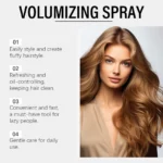 Fluffy Volumizing Hair Spray Non-greasy Quick-Drying Wash Free Increase Volume Styling Modeling Hairdressing Hair Shaping Spray