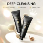 LAIKOU 24K Gold Snail Peel-Off Mask 3PCS Deep Cleansing Pore Tightening Blackhead Removal Detoxifying Facial Treatment 50g - Image 4