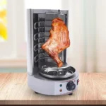 Electric Shawarma Grill Machine Stainless Steel Vertical Broiler Propane Doner Kebab Machine Vertical Rotisserie with Temperatu