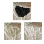3Pcs Women Low Waist Panties Panties Sexy Lingerie Lace Quick Drying Briefs Female Seamless Underwear Solid Color Underpants