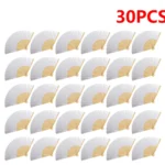 50/1pcs DIY Paper Bamboo Folding FanAdults Kid Hand Fans Calligraphy Painting Practice Blank White Fan for Wedding Room Decor - Image 13