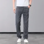 Summer Thin Men’s Jeans Lyocell Fabric Soft Breathable Straight Denim Pants