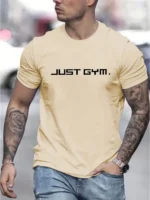 Men's summer 100 cotton fashionable casual sports.