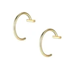 2PCS Trendy 10mm Stainless Steel Punk Clip on Fake Piercing Nose Wrap Lip Rings Unisex Nose Ring Women Men Tusk Body Jewelry - Image 17
