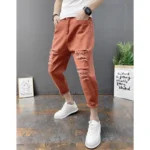 Korean Ankle-Length Distressed Jeans