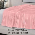Couple Waterproof Cloth Sheet PVC Plastic Adult Accessories Solid Bed Multi-purpose Hypoallergenic SPA Bedding Diaper Flat Sheet - Image 12