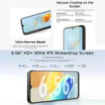 Global version DOOGEE N55 Smartphone 6.56 ” 90Hz Screen Telephone Portable 4GB+128GB Triple 13MP 5150mAh Android 14 Mobile Phone