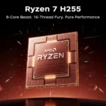 ACEMAGIC 16" Gaming Laptop AMD Ryzen 7 H255 16GB DDR5 RAM 512GB SSD Computer with Radeon 780M 50.82Wh Battery Backlit Keyboard - Image 3