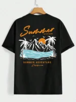 Summer Set Off Again Adventure California Mens T-Shirt Cotton
