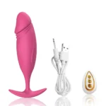 Remote Control Anal Vibrator Women Butt Plug Massager G Spot Vibrating.